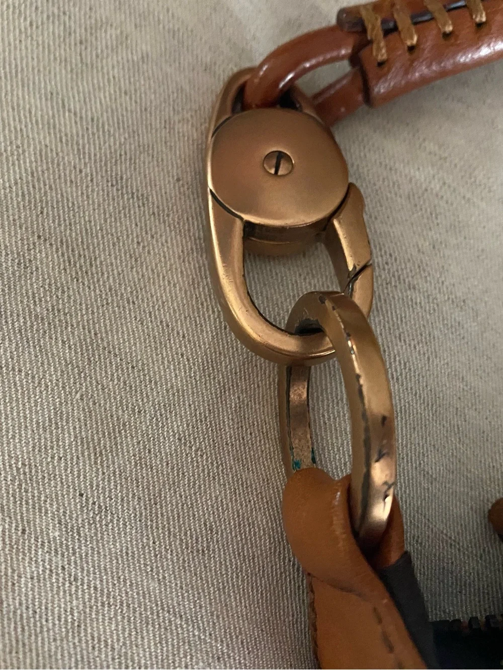 Classic Brown Leather GUCCI Crescent Shoulder Bag (HOBO)